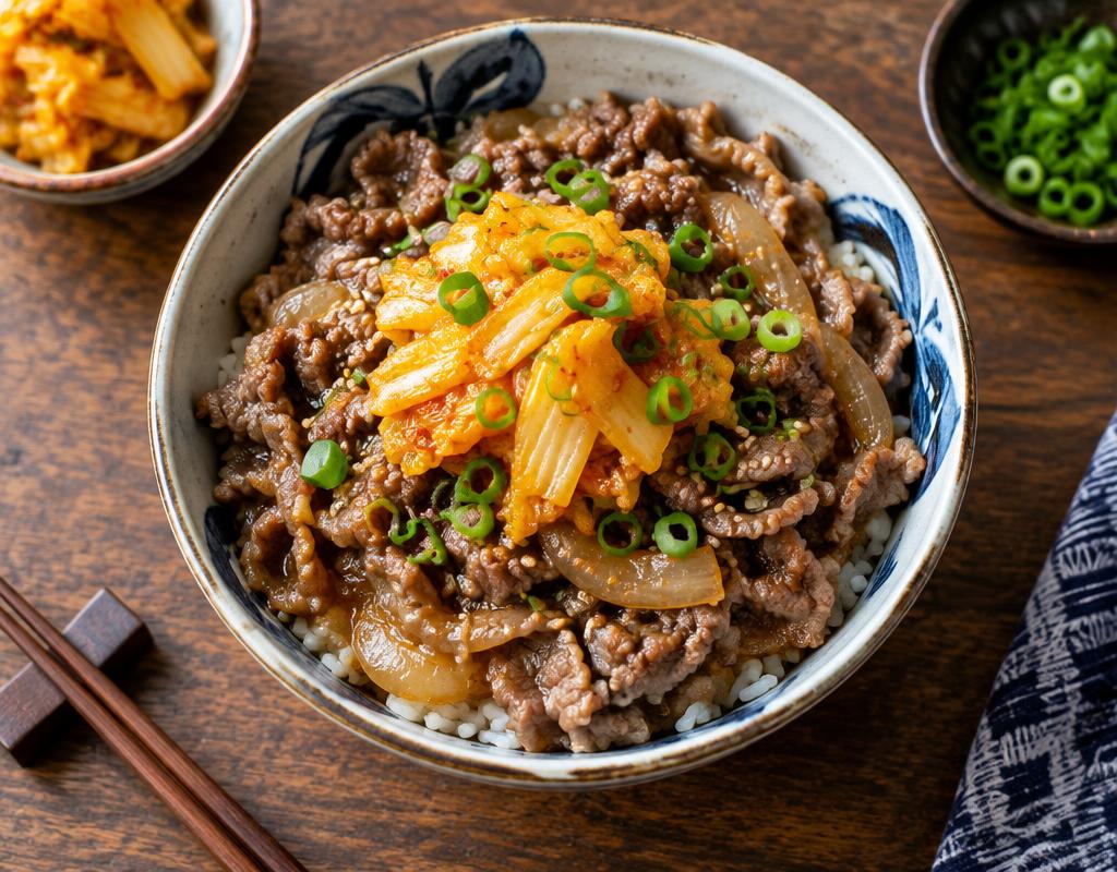 泡菜牛丼